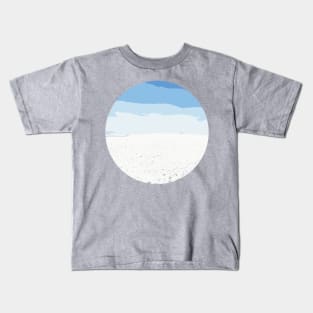 Blue Skies White Sand Kids T-Shirt